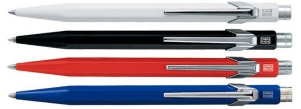 CARAN D'ACHE Stylo à bille 849 Metall 849.260 rouge, bleu, noir ou blanc