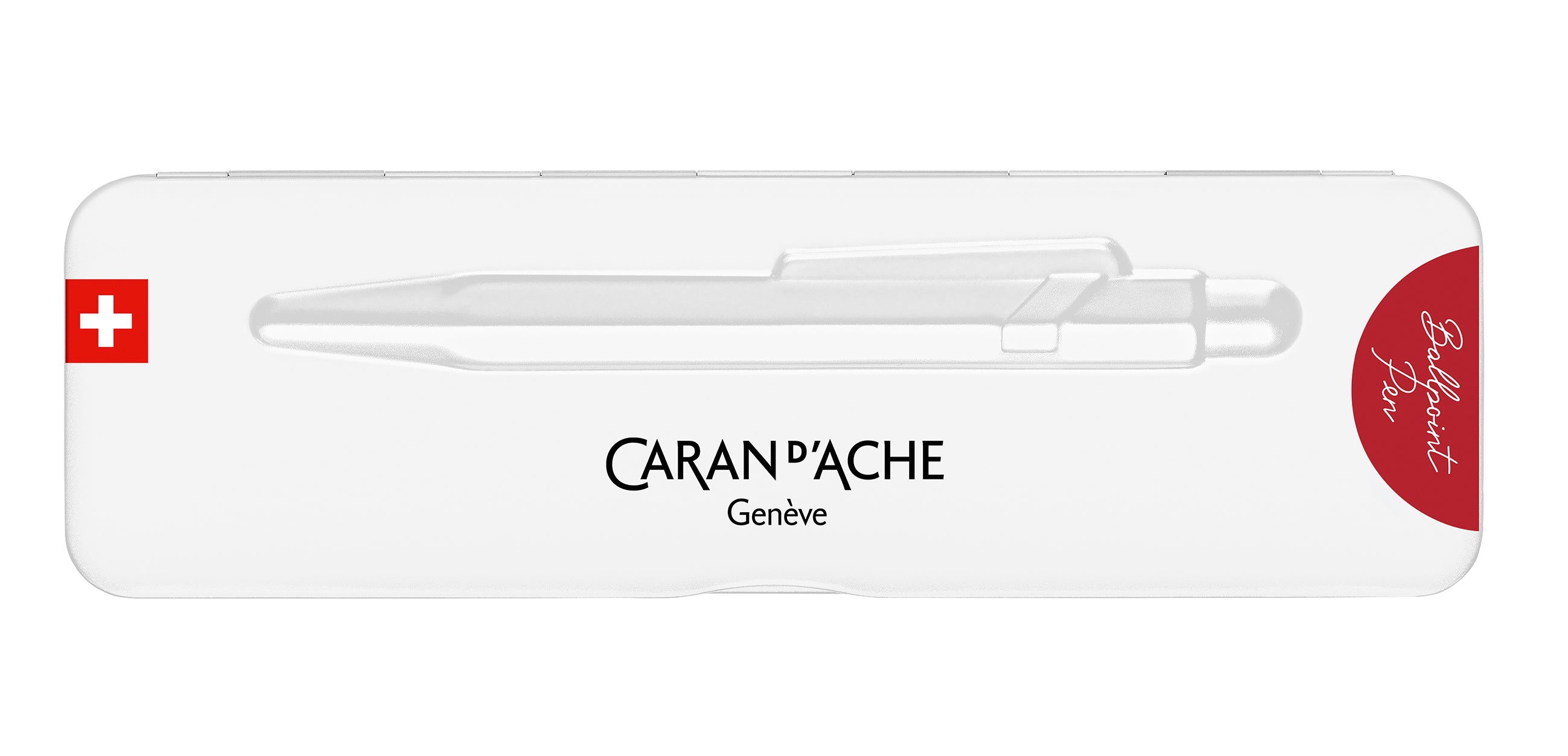CARAN D'ACHE Stylo à bille 849 Colormat-X 849.585 rouge, Slimpack