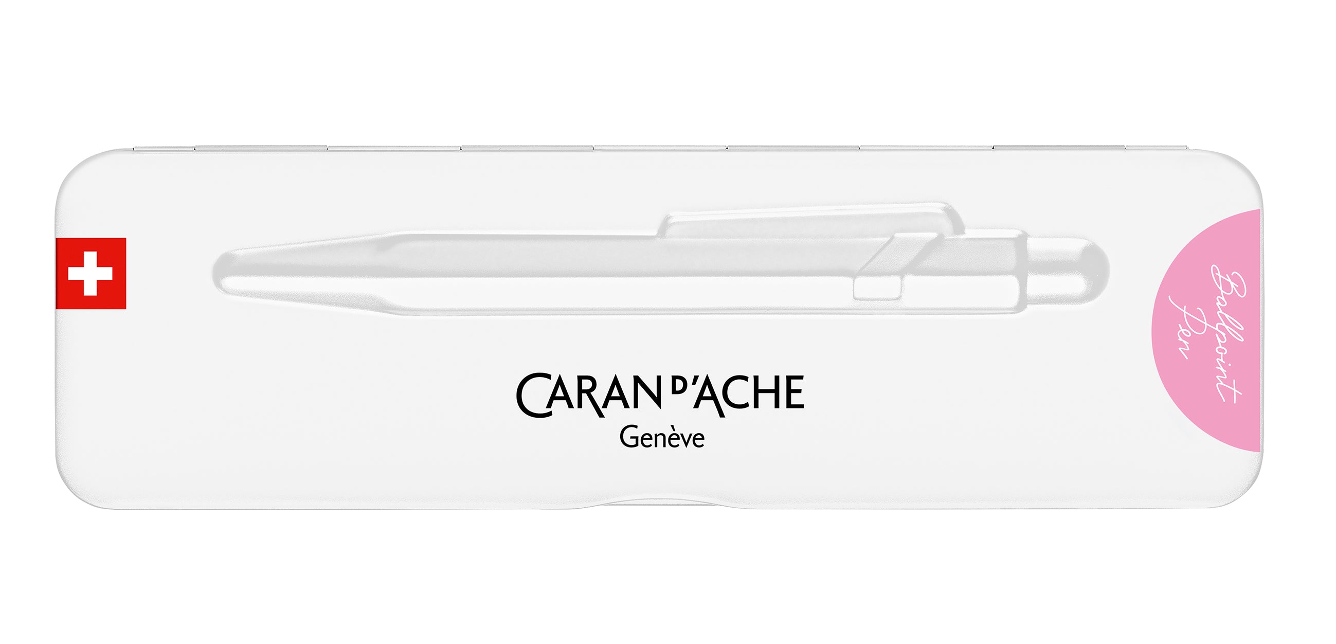 CARAN D'ACHE Stylo à bille 849 Colormat-X 849.591 rose, Slimpack