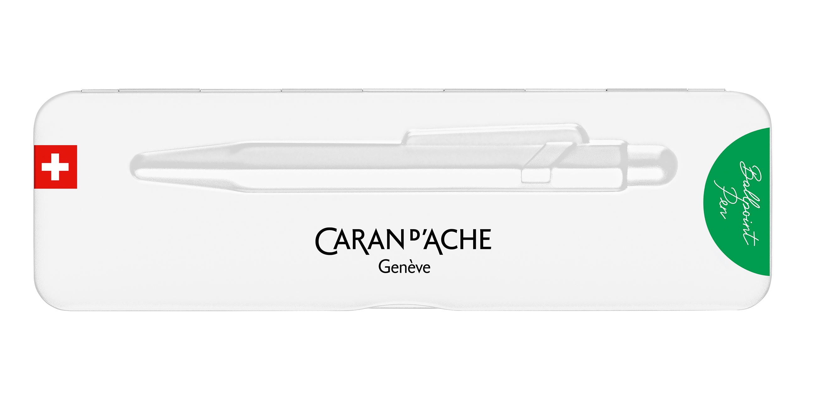 CARAN D'ACHE Stylo à bille 849 Colormat-X 849.734 vert, Slimpack