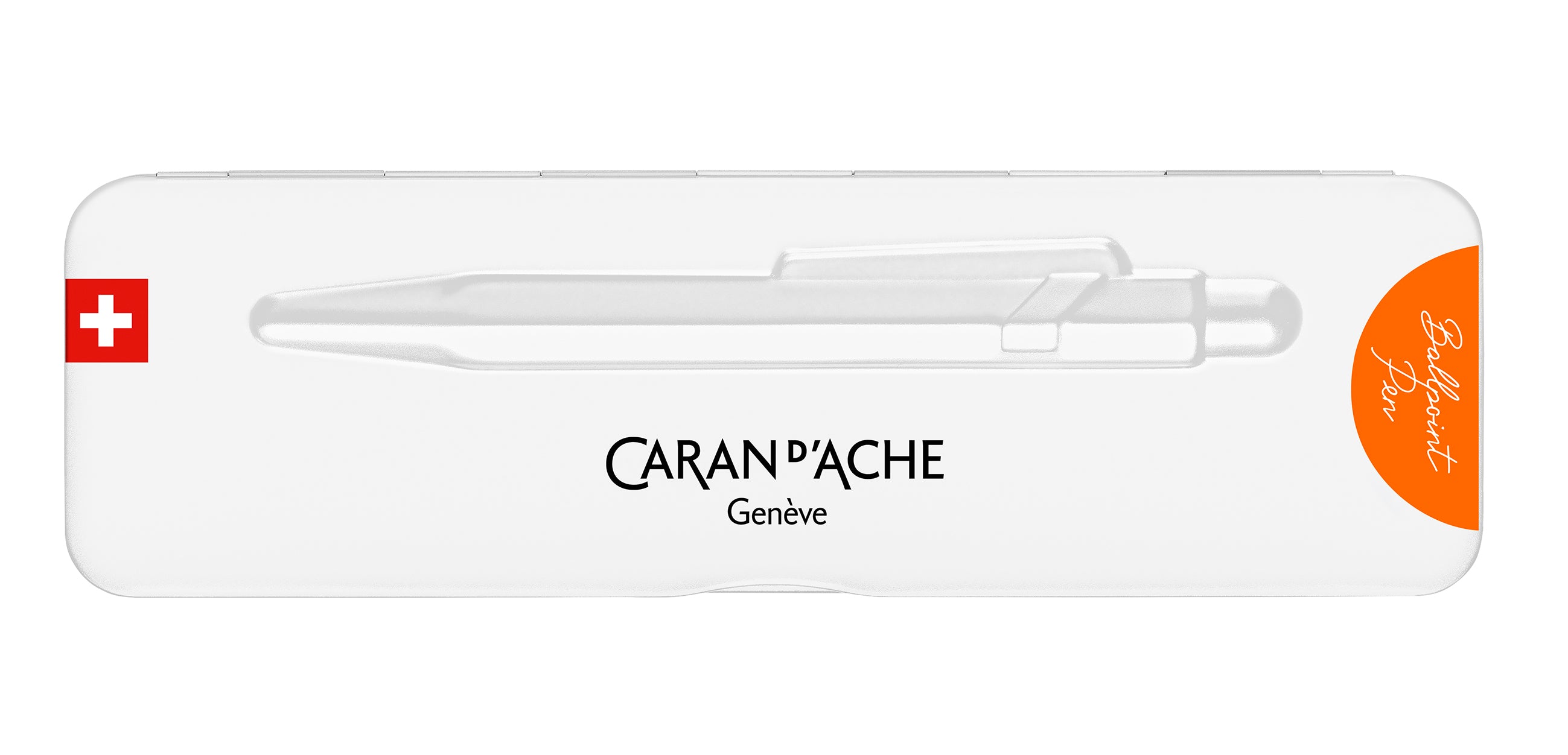 CARAN D'ACHE Stylo à bille 849 Colormat-X 849.776 orange, Slimpack