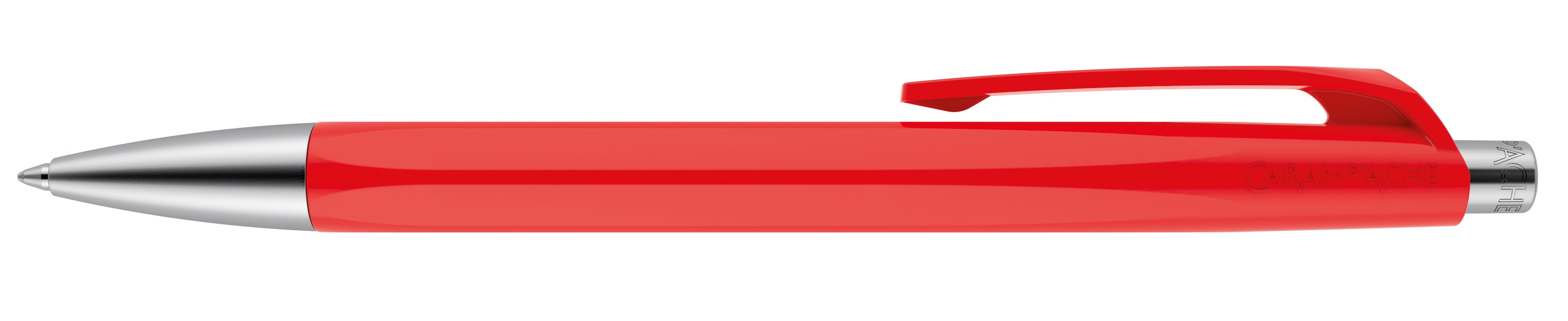 CARAN D'ACHE Stylo à bille Infinite 888 888.570 rouge hexagonal