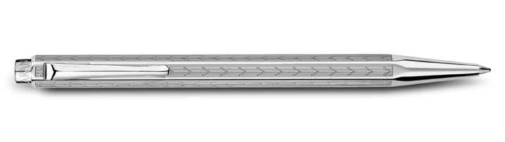CARAN D'ACHE Stylo à bille Ecridor Chevron 890.286 platiné