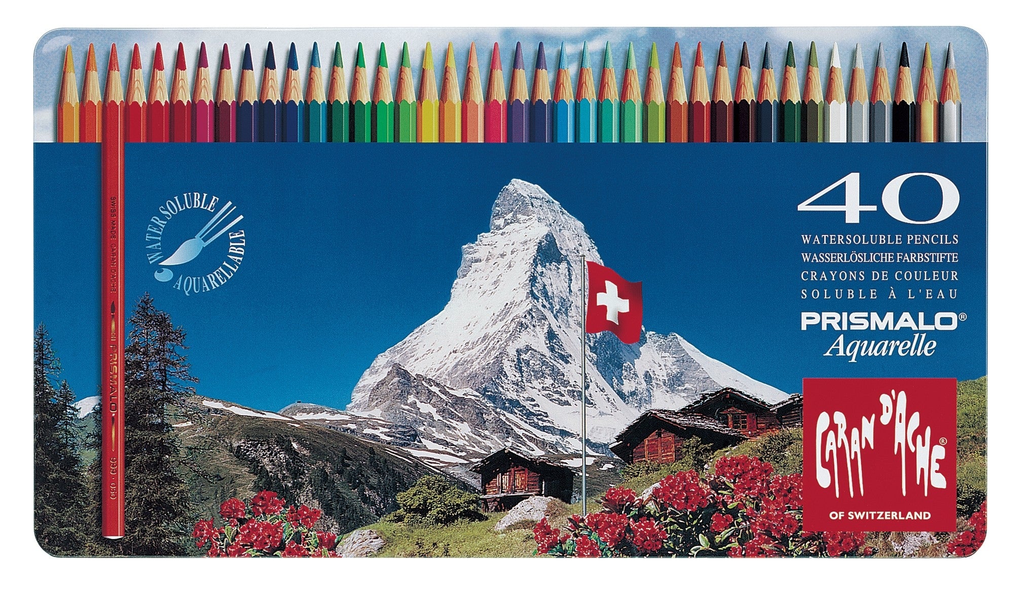 CARAN d'A Crayon de couleur Prismalo 3mm
