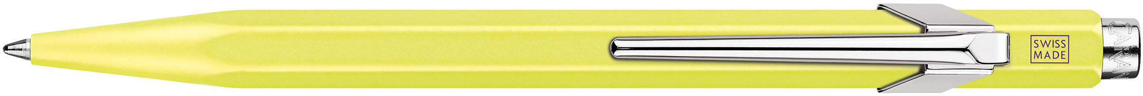 CARAN D'ACHE Stylo à bille 849 Slimpack NN0849.462 jaune neon, refill