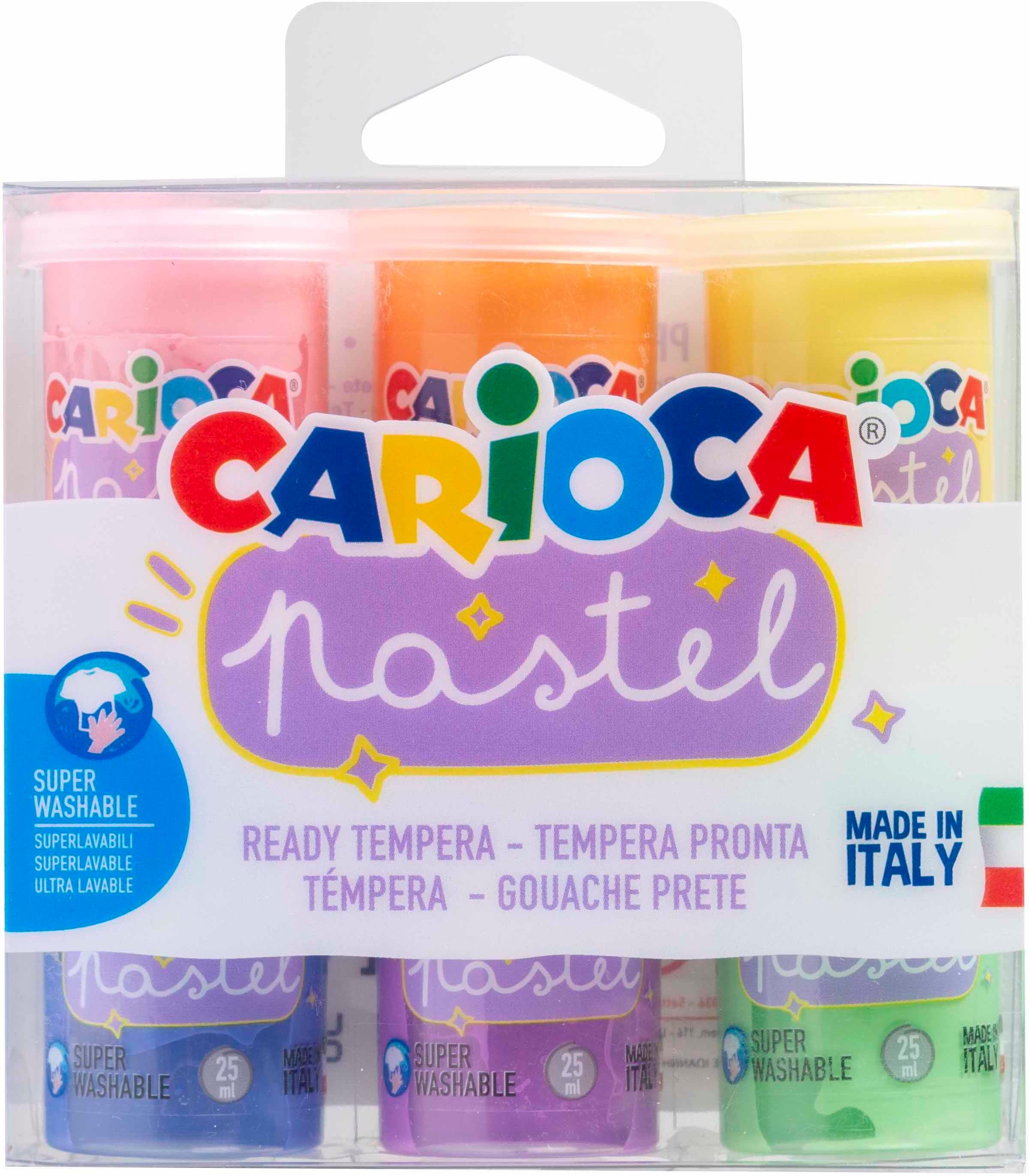 CARIOCA   Gouache prete Tempera   6x25ml