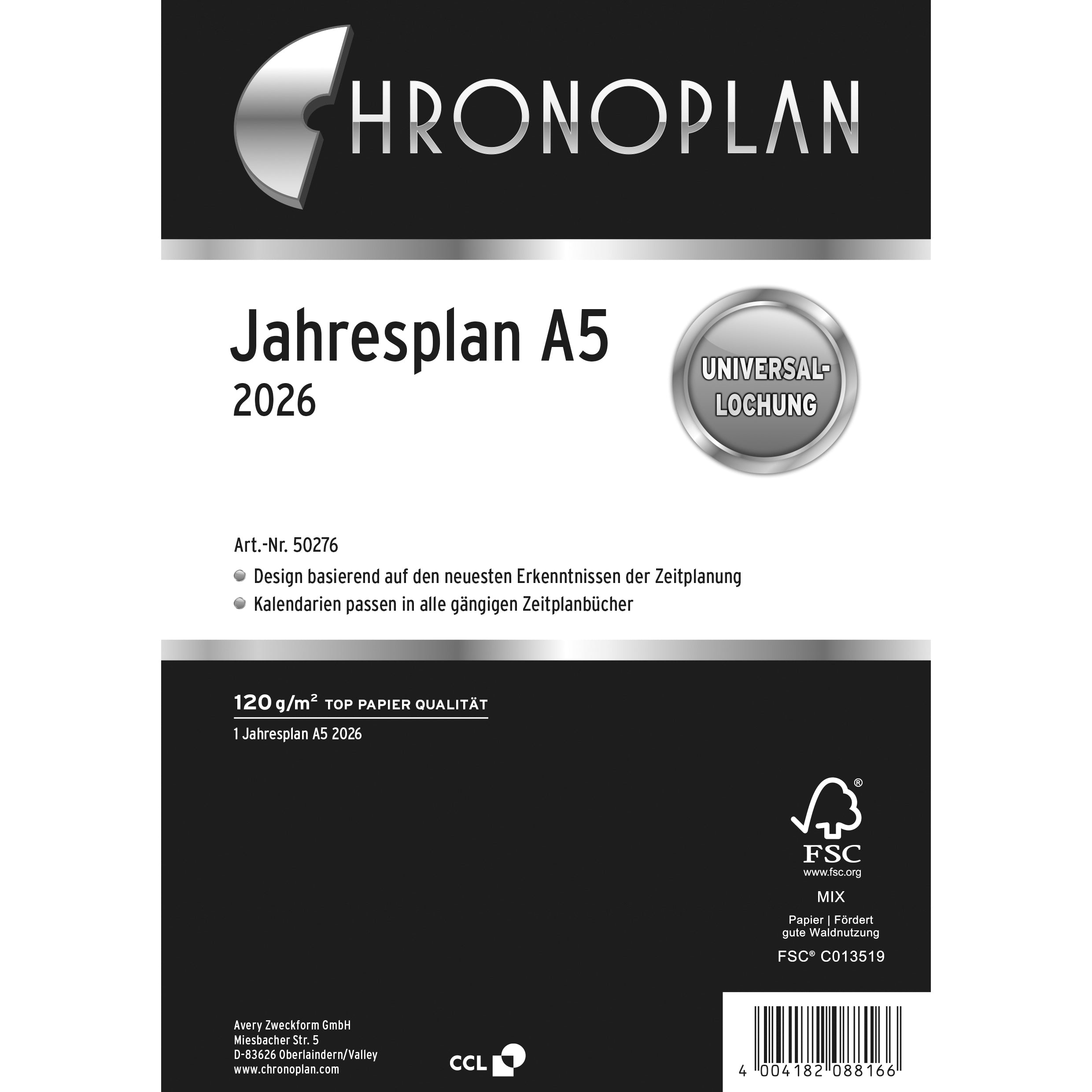 CHRONOPLA Plan annuel               2026