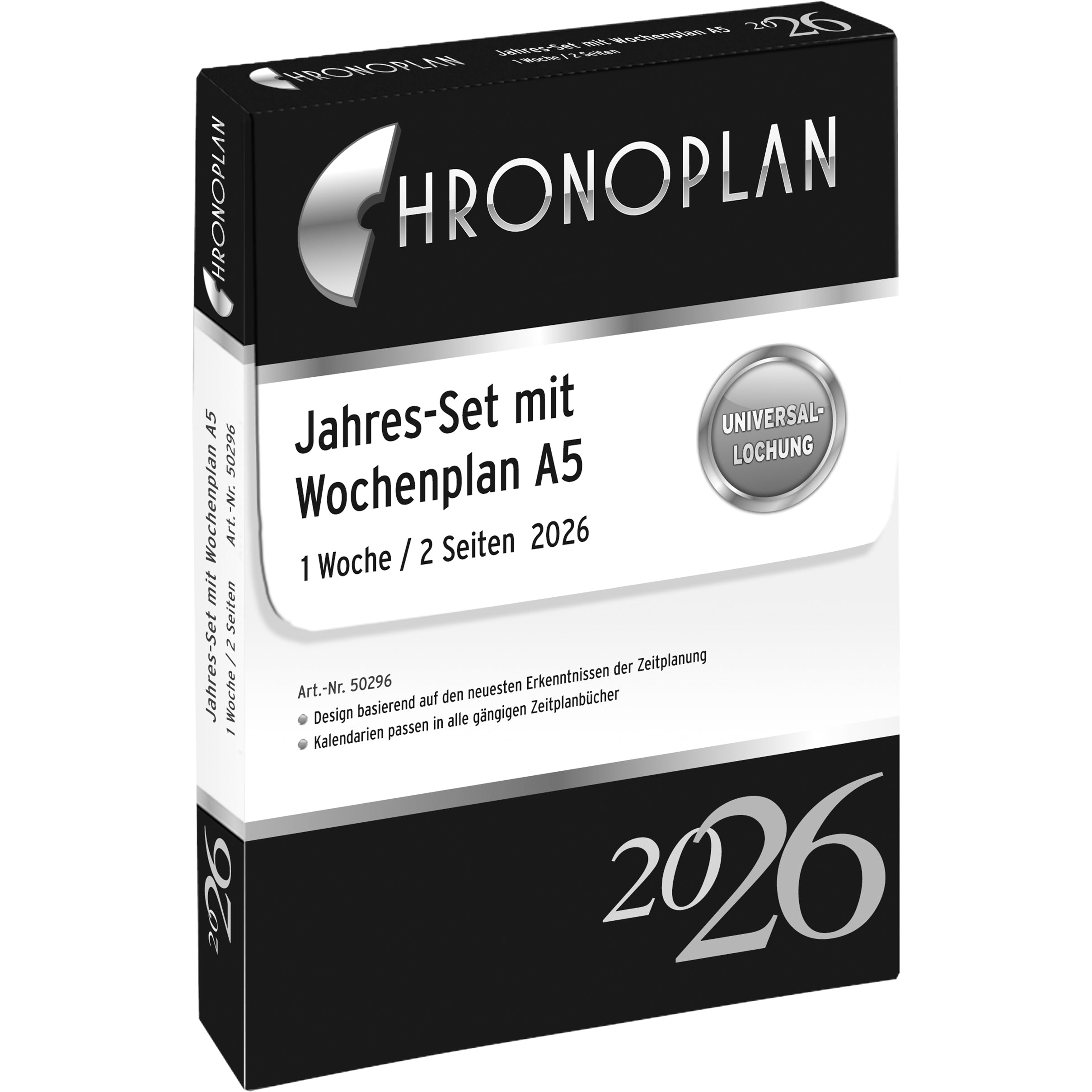 CHRONOPLA Set annuel plan semainier 2026