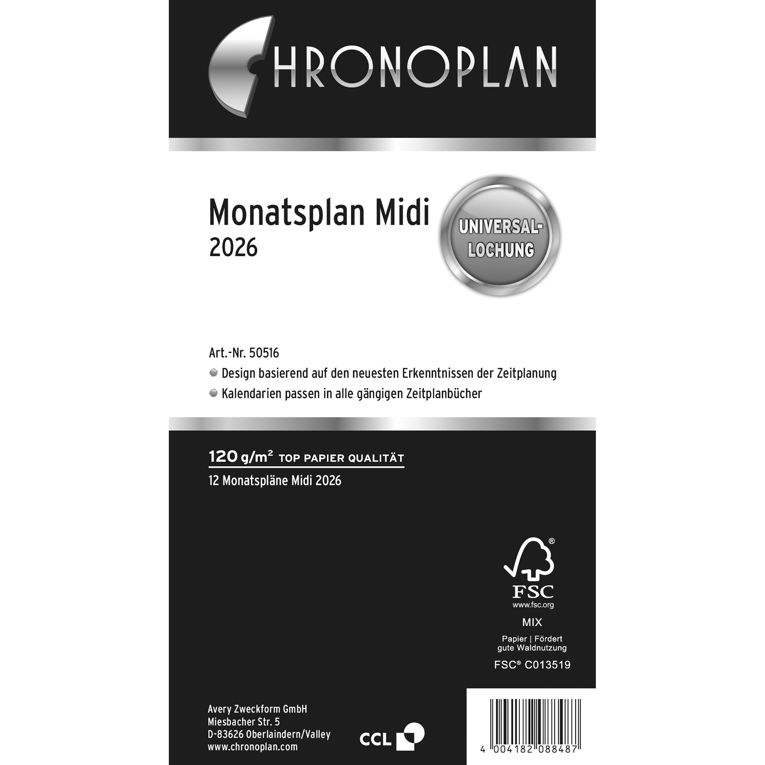 CHRONOPLA Plan mensuel              2026