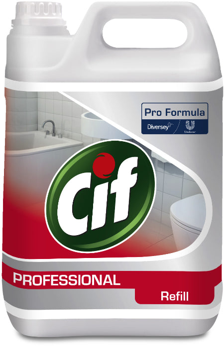 CIF CITRON Nettoyant salle de bain 5lt 7517831 Professional