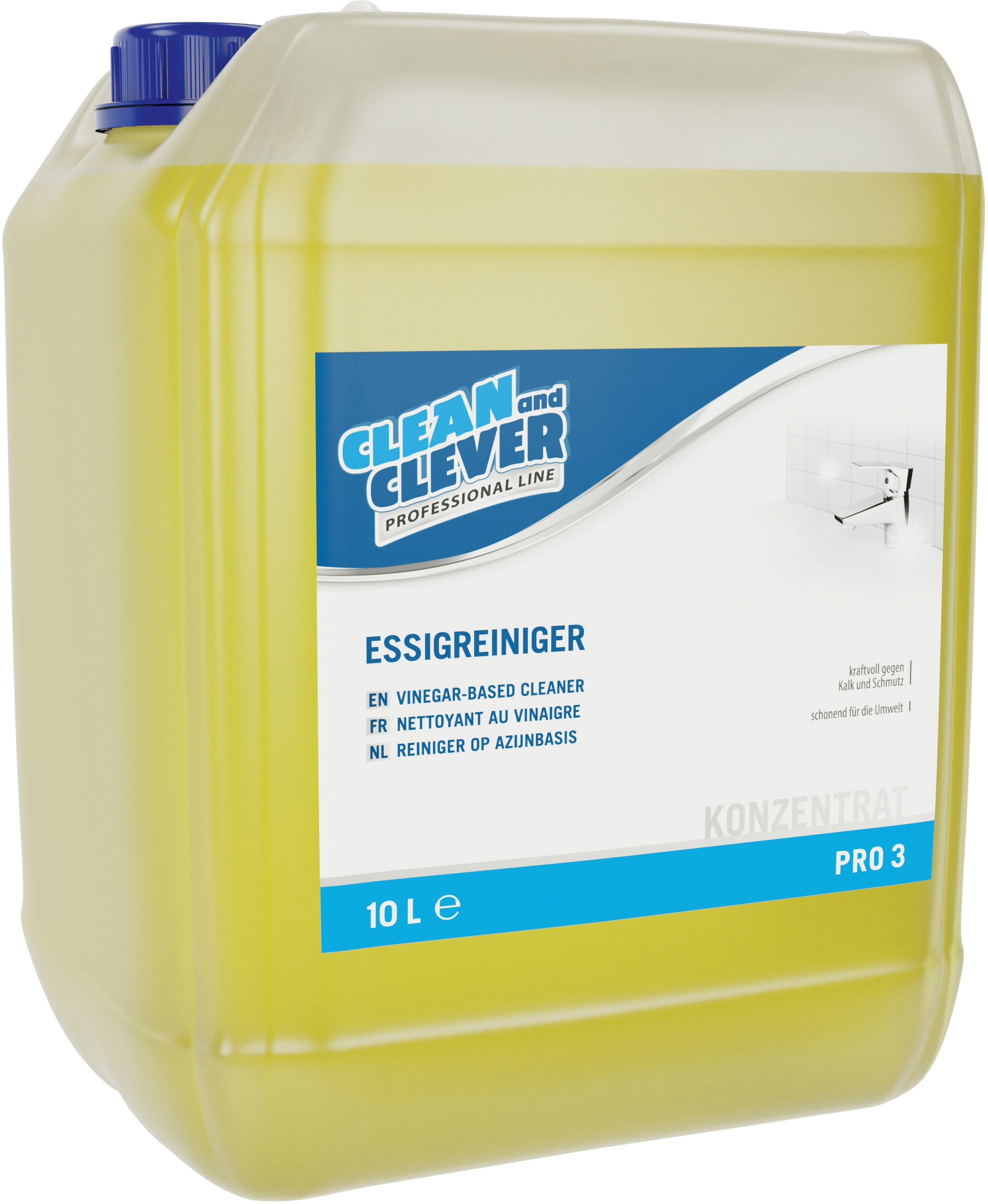 CLEAN AND CLEVER Nettoyant au vinaigre 10lt 10029