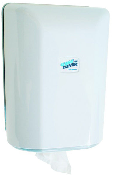 CLEAN AND CLEVER Dispenser chiffons SMA406 42156 Midi, blanc