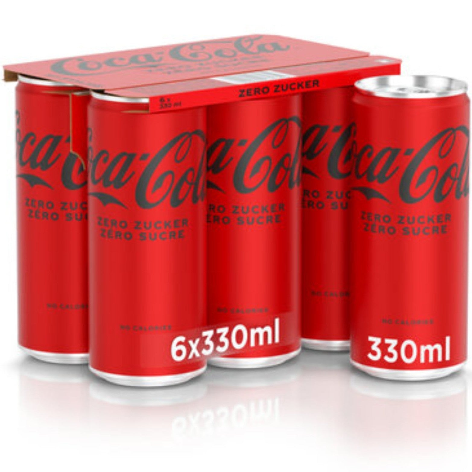 COCA COLA Zero 225305 33cl, 6 pcs.