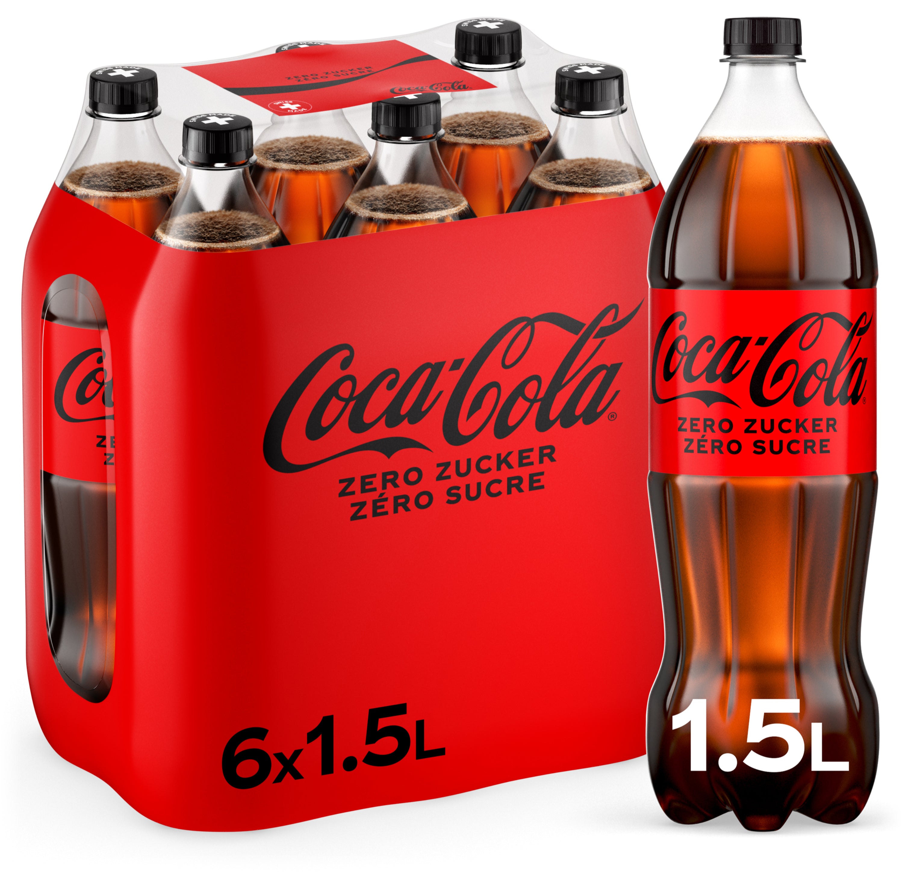 COCA COLA Zero 298111 150cl, 6 pcs.