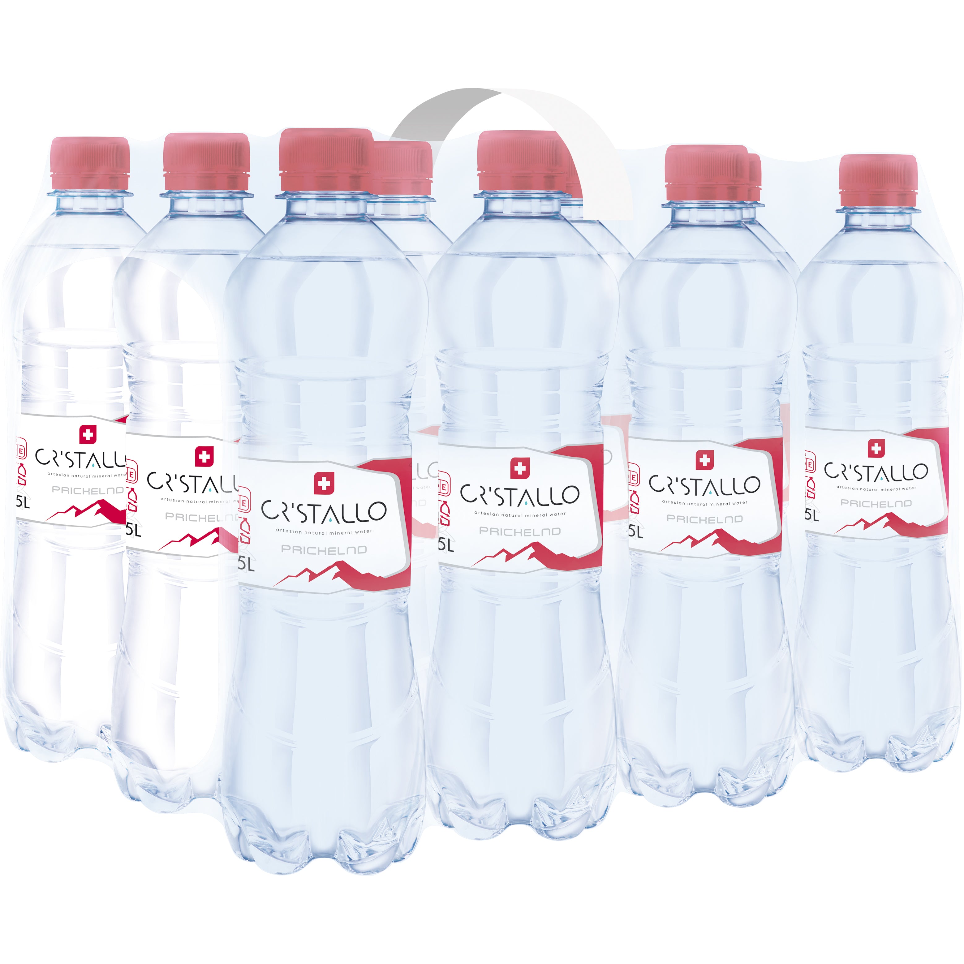 CRISTALLO rouge, gazéifié, Pet 683760 50 cl, 12 pcs.