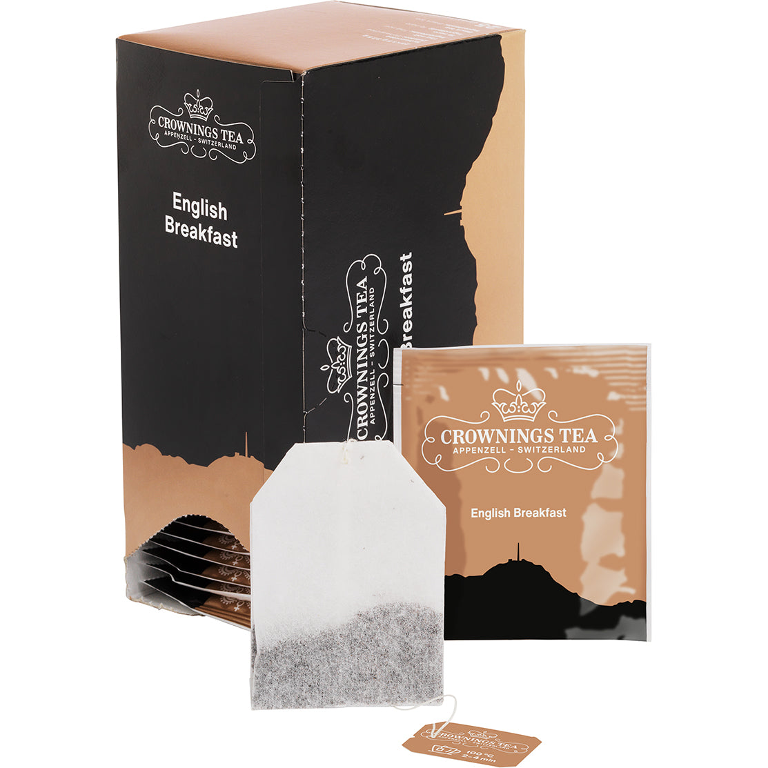 CROWNING'S English Breakfast 101152 Sachets 1.5g, 25 pcs.