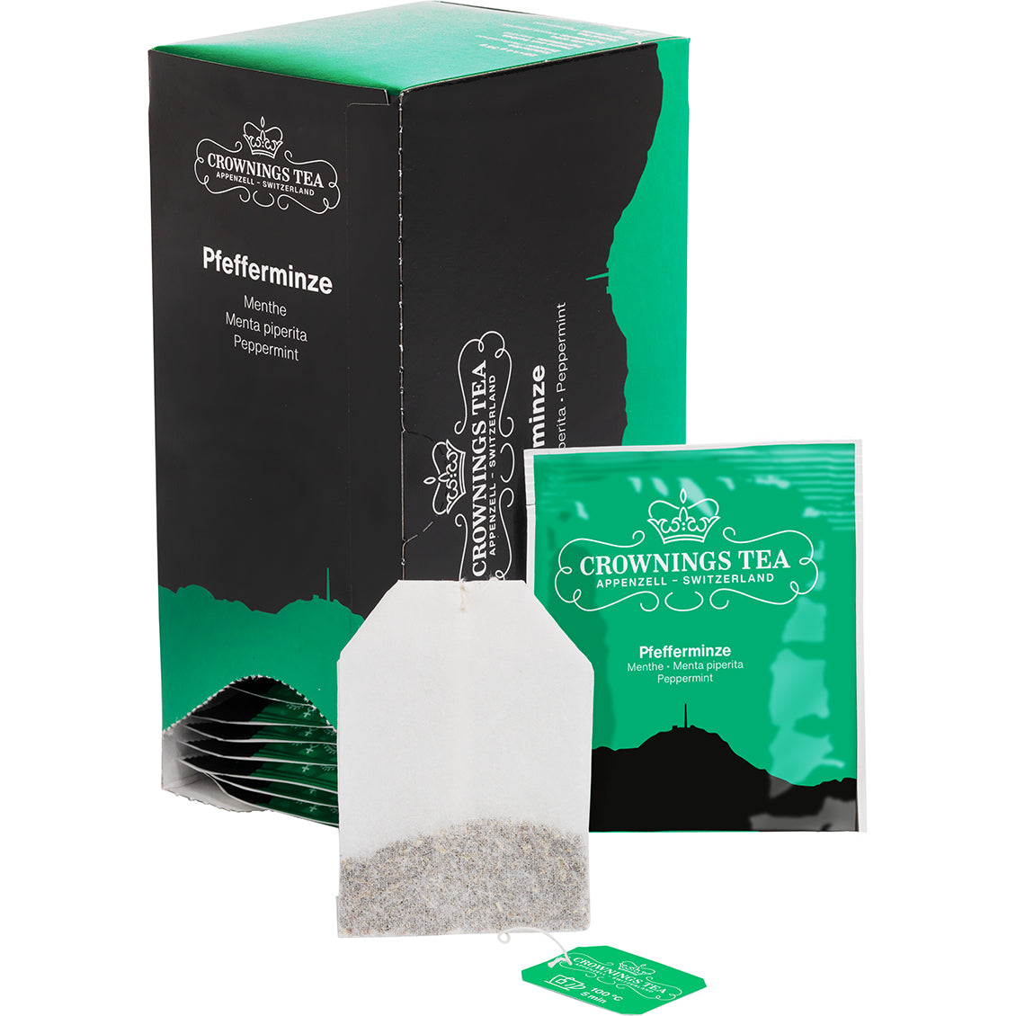 CROWNING'S Menthe poivrée 101164 Sachets 1.4g, 25 pcs.