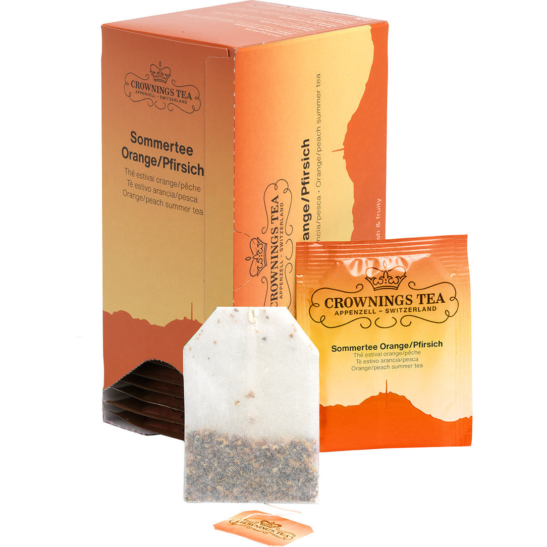 CROWNING'S Thé d'été Orange/Pêche 104123 Sachets 2.5g, 25 pcs.