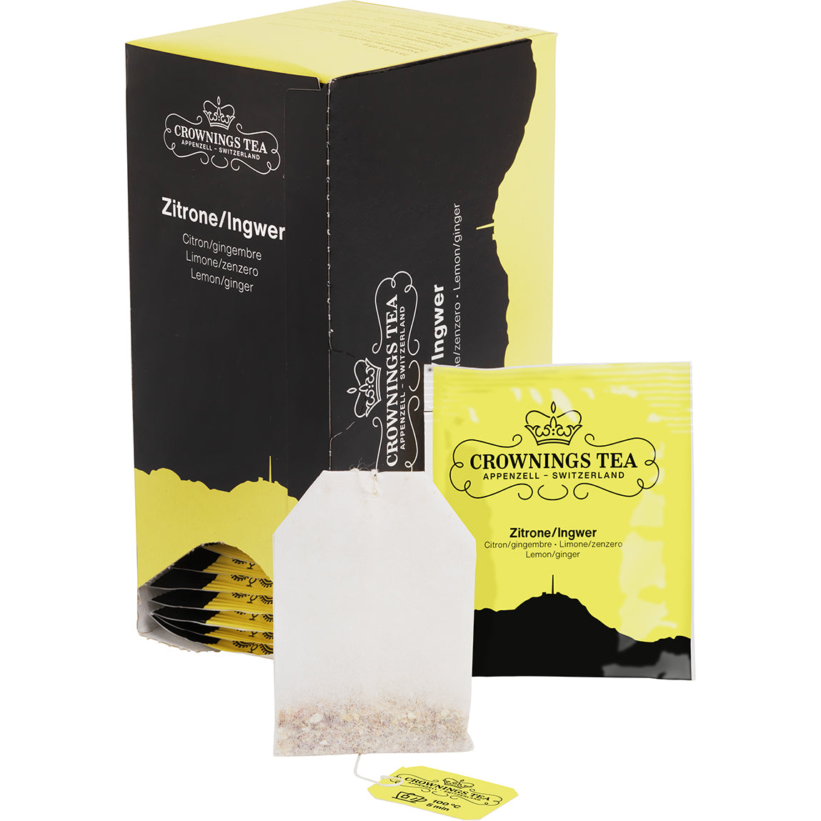 CROWNING'S Citron/Gingembre 104655 Sachets 1.8g, 25 pcs.