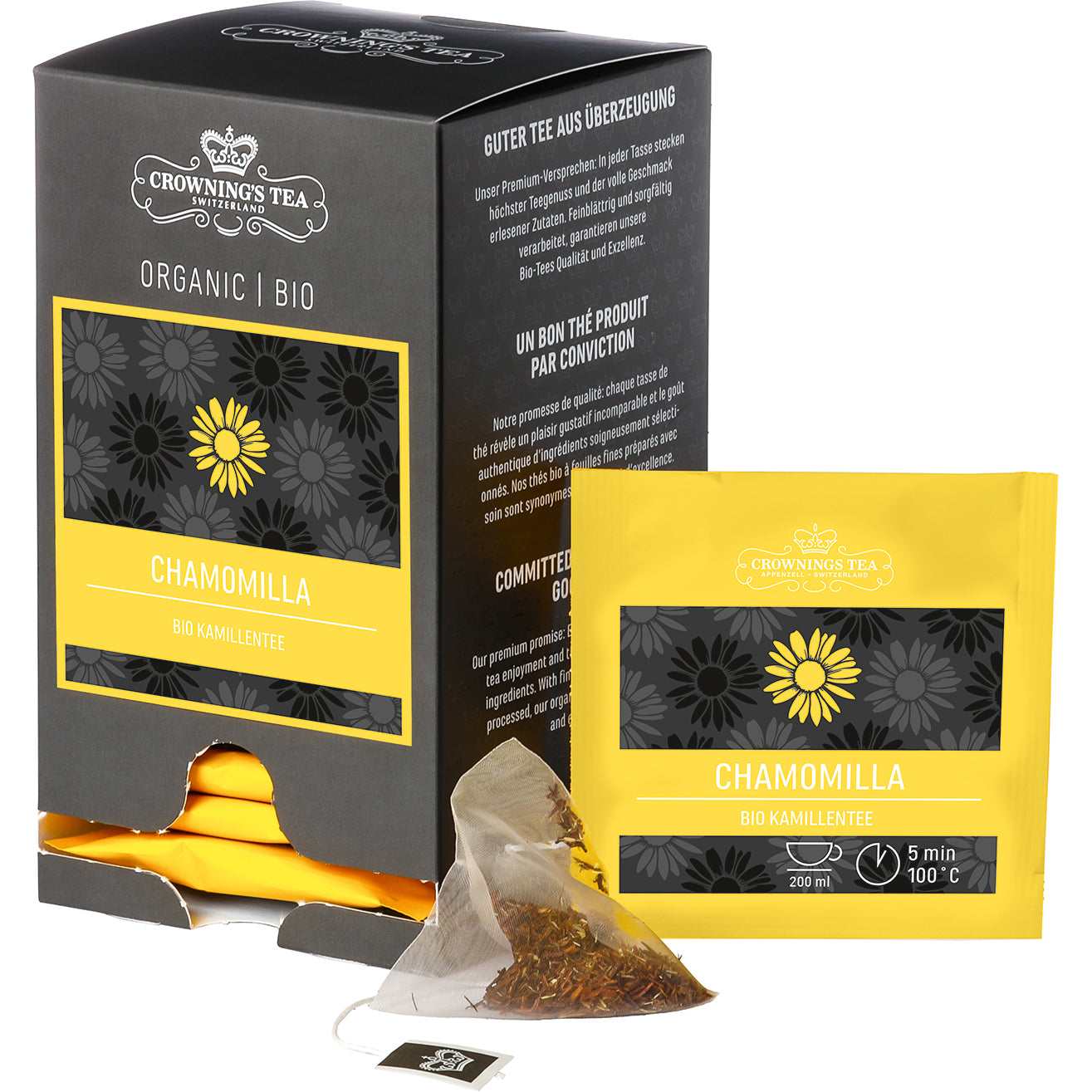 CROWNING'S Bio Chamomilla 106497 Pyramide 1.75g, 15 pcs.