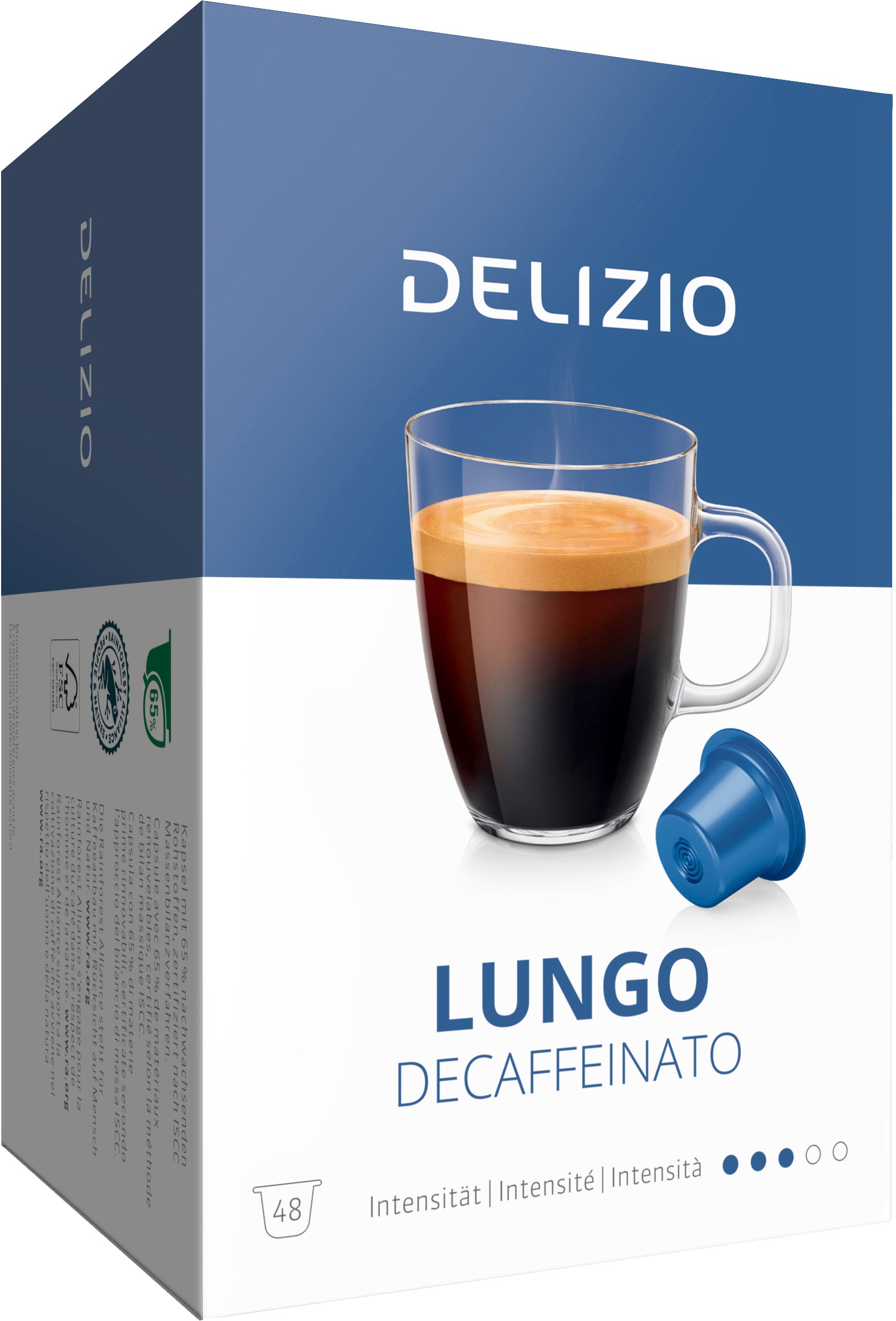 DELIZIO Caps 2000360 Decaffeinato 48 pcs.
