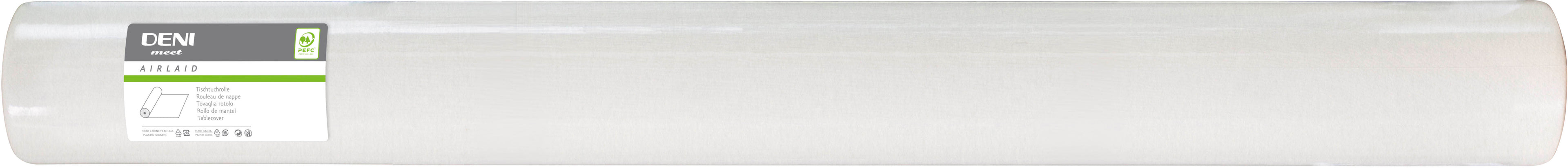 DENI Rouleau de nappe Airlaid 5190 120cmx50m blanc