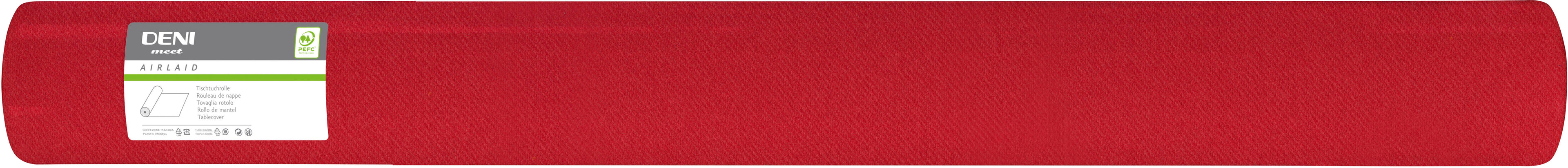 DENI Rouleau de nappe Airlaid 5191 120cmx50m rouge