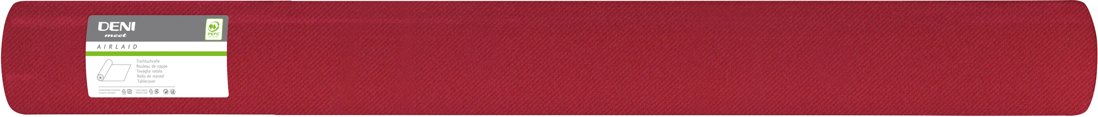 DENI Rouleau de nappe Airlaid 5192 120cmx50m bordeaux