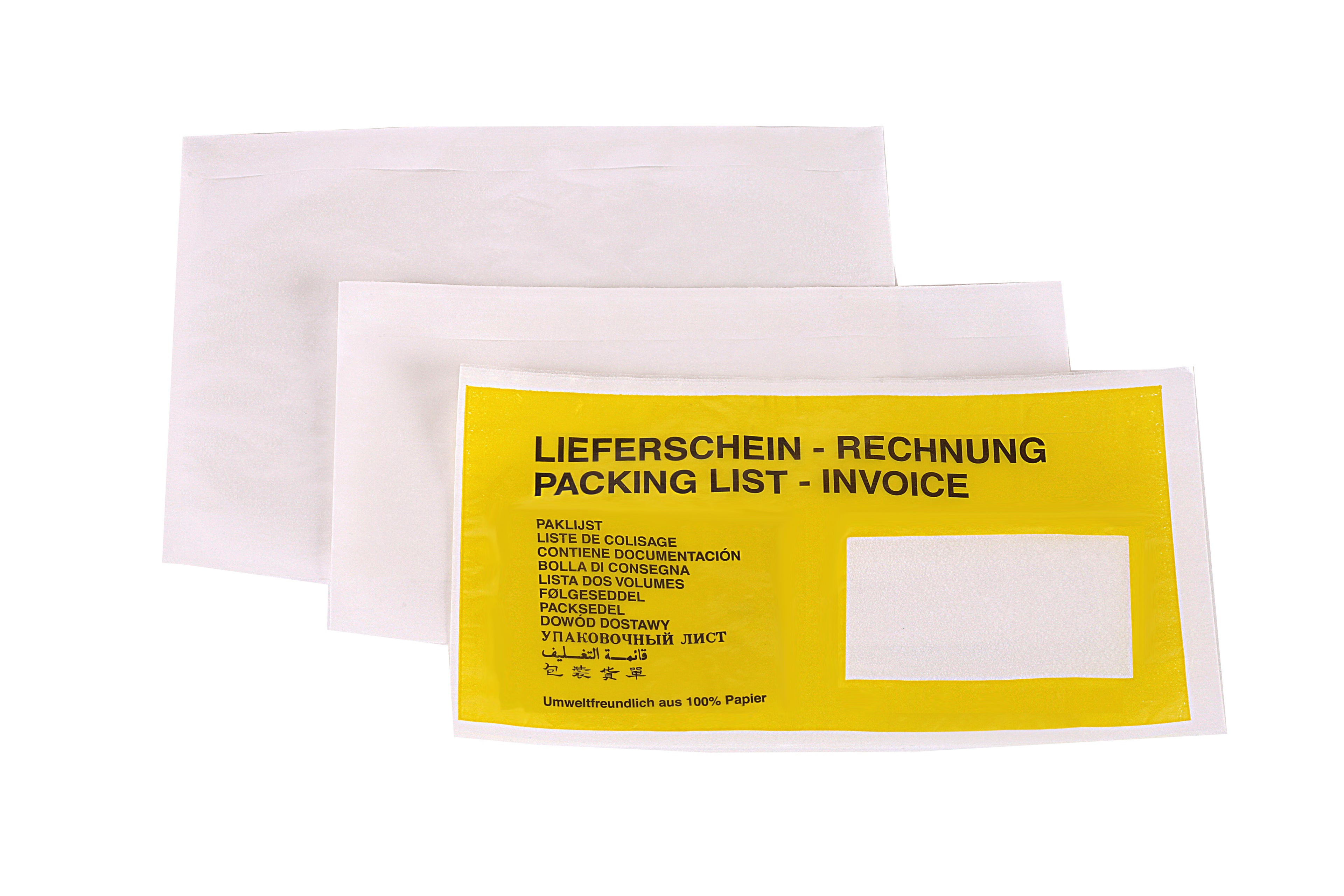 DOCUFIX Pochette courier Pap. d'herbe 2FHDP335206 130 x 240 mm 1000 pcs.