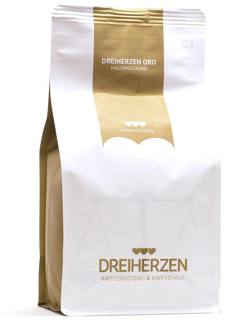 DREIHERZEN Grain de café 1kg 10001 Oro