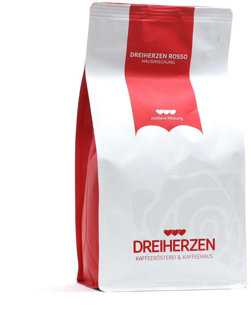 DREIHERZEN Grain de café 1kg 11141 Rosso