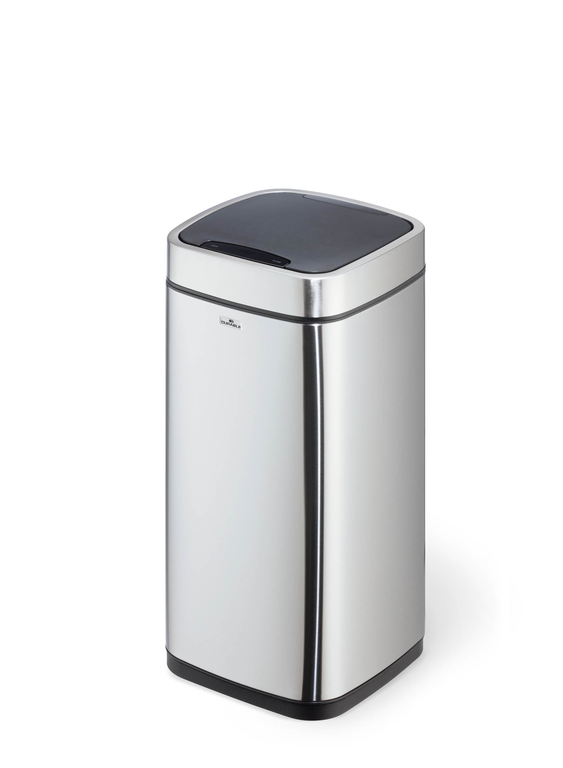 DURABLE Poubelle NO TOUCH 21lt 342223 touchless, acier inoxydable