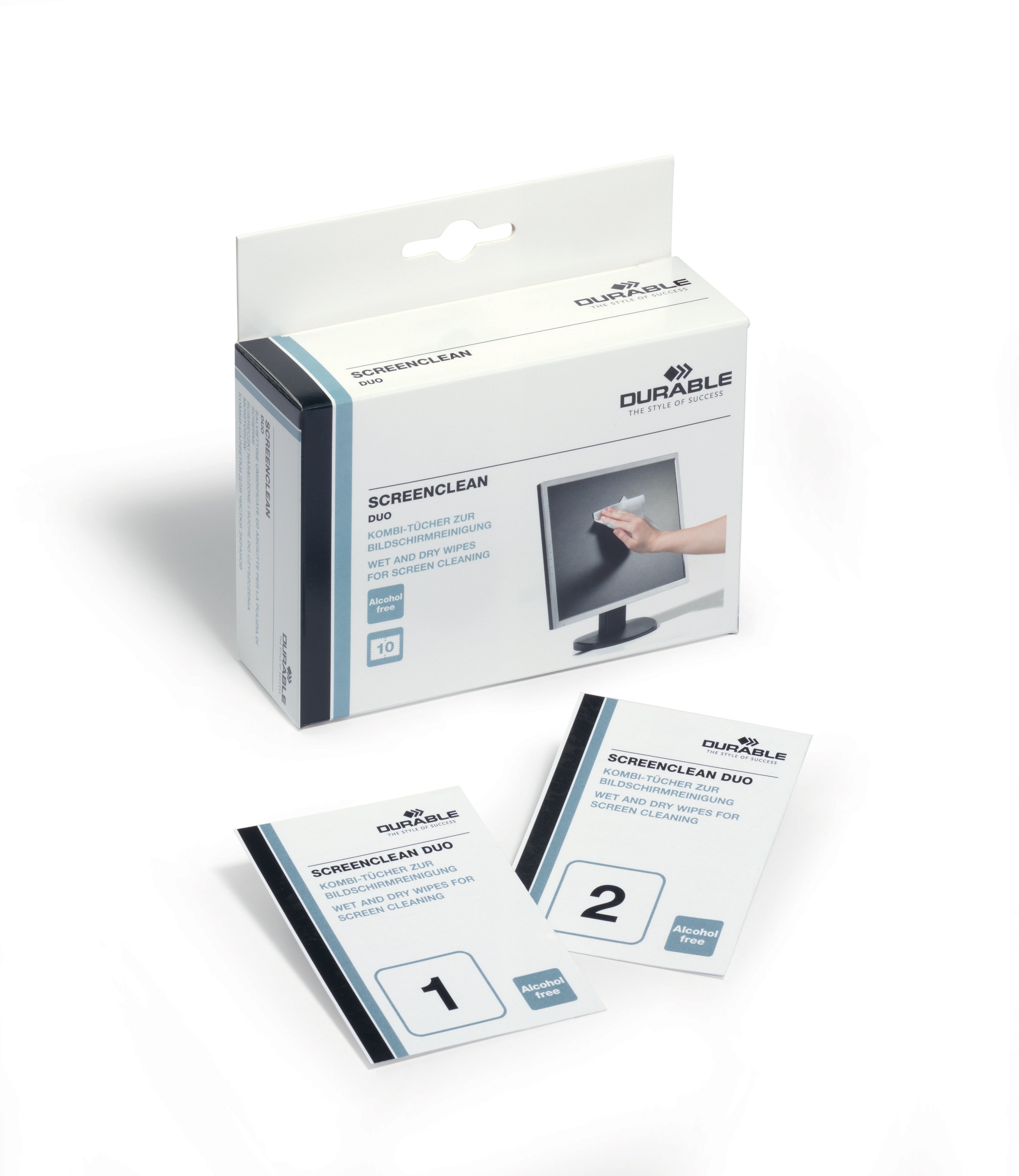 DURABLE Screenclean Duo 572102 10 tissu