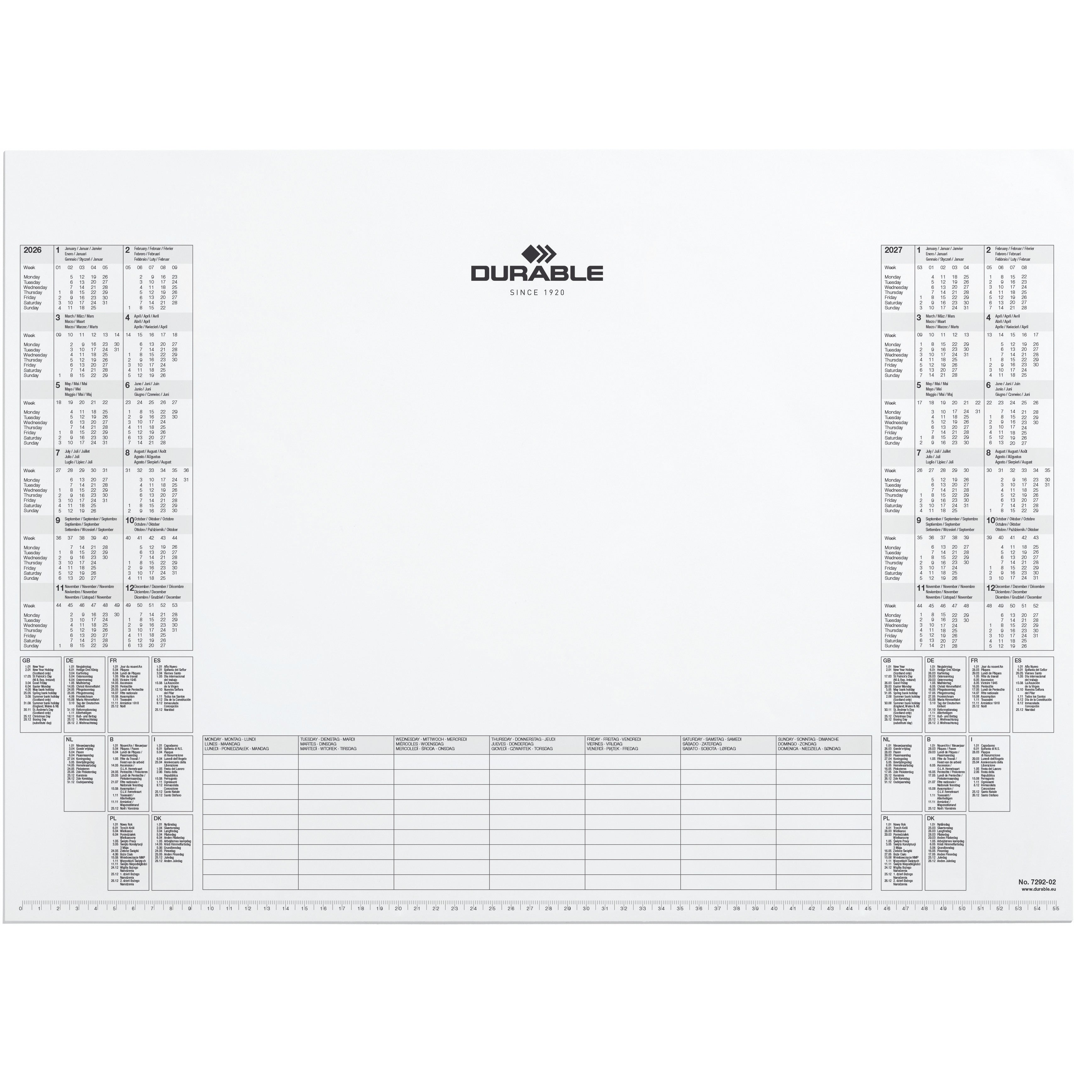 DURABLE   Sous-main              57x41cm