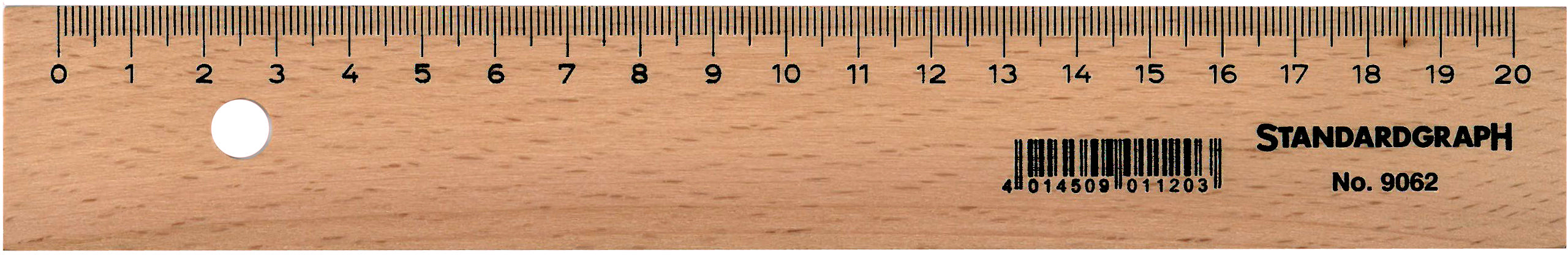 DUX       Règle bois                20cm