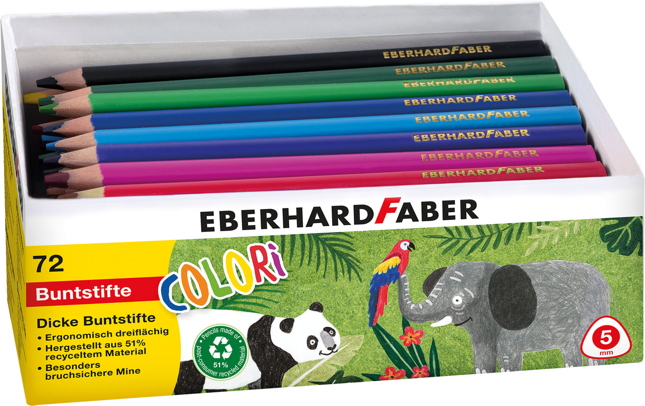 EBERHARD  Crayons couleur Colori Jumbo