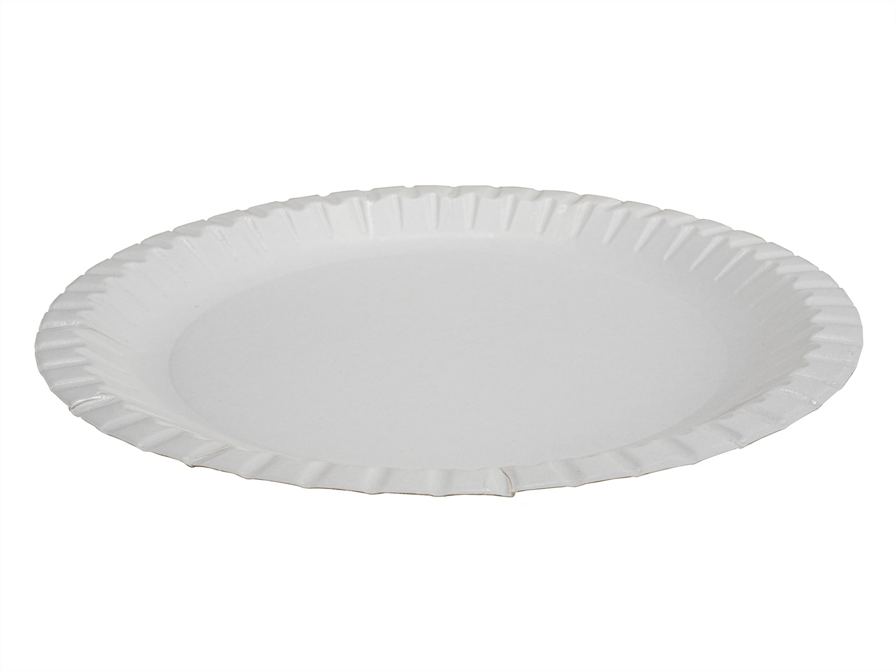 EJS Assiette en carton 23cm 3141.2022 blance 100 pcs.
