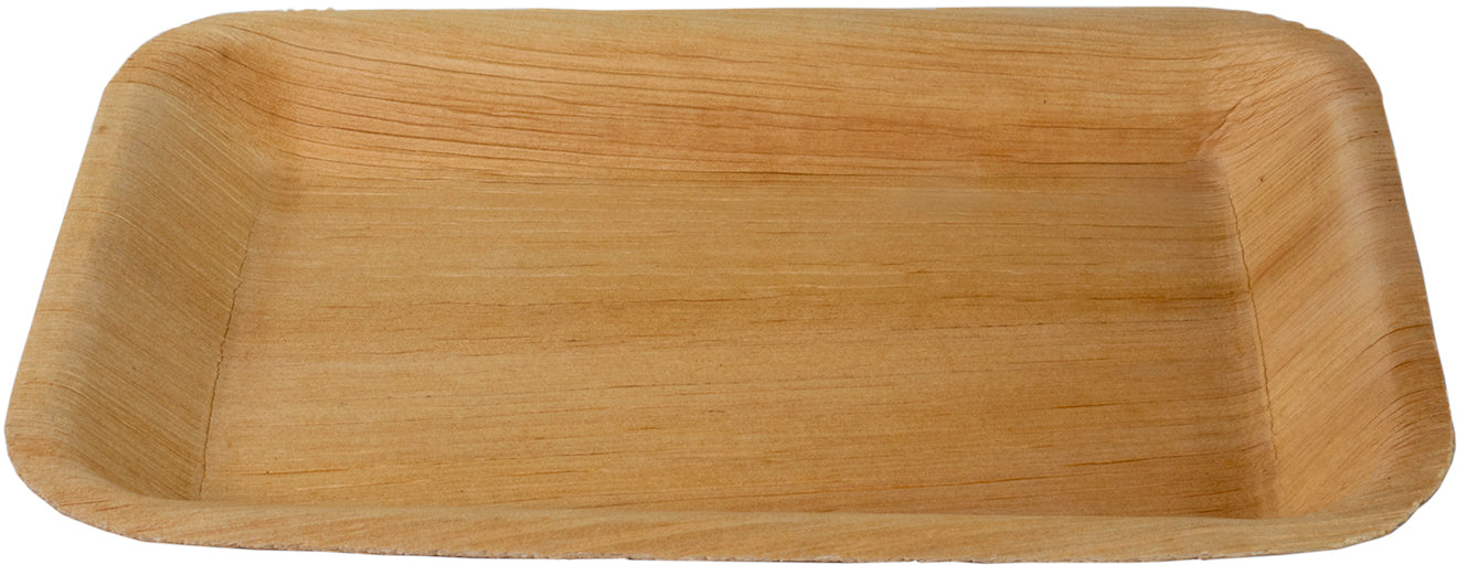 EJS Assiette 24x16cm 3143.3002 Feuille de palmier 25 pcs.
