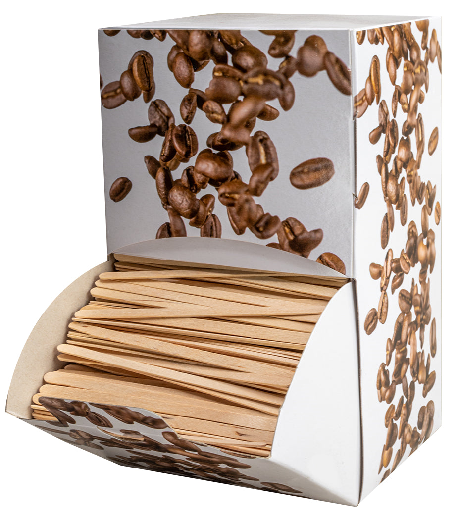 EJS agitateurs en bois 5244.3002 marron 2000 pcs.