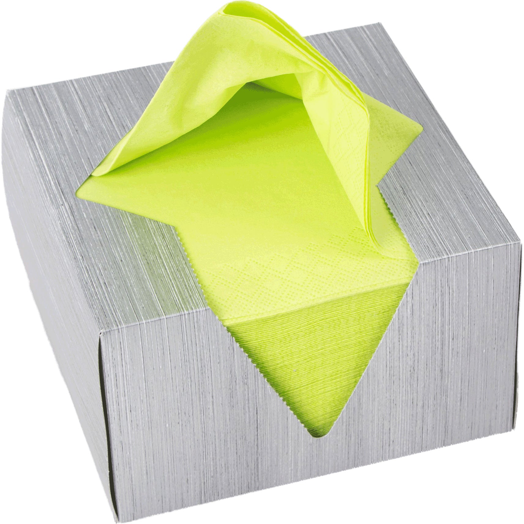 ELCO Boîte à serviettes 33x33cm 04-33401100-500 3 plis, citron vert 100pcs.
