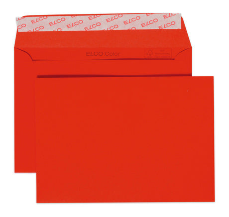 ELCO Enveloppe Color s/fenêtre C6 18832.92 100g, rouge 250 pcs.