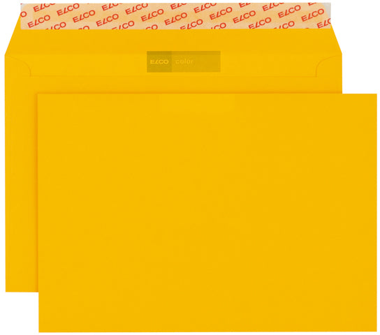 ELCO Enveloppe Color s/fenêtre C5 24084.42 100g, jaune doré 250 pcs.