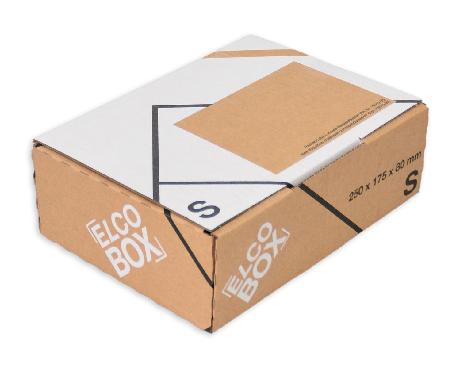 ELCO Emballage d'envoi S 28832.25 marron/blanc 250x175x80mm