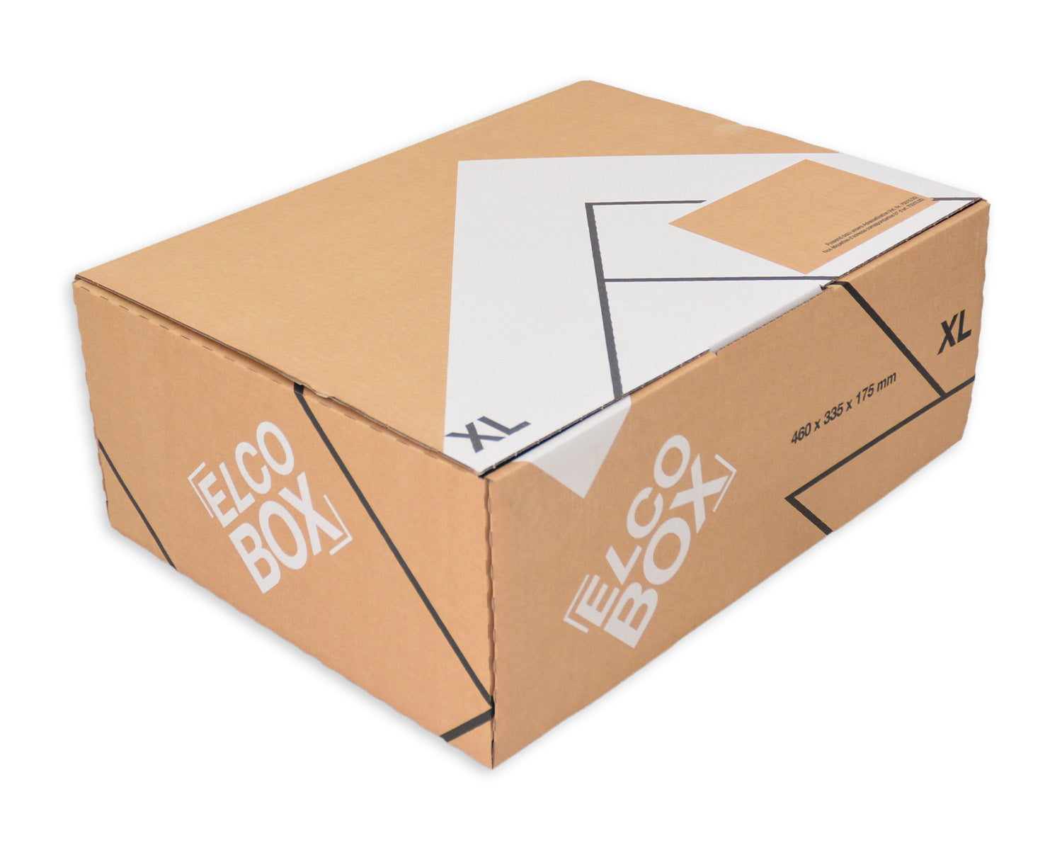 ELCO Emballage d'envoi XL 28835.25 marron/blanc 460x335x175mm