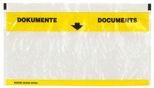 ELCO Pochett. Cour.Quick Vitro C6/5 29003.00 transparent/gelb 250 pcs.