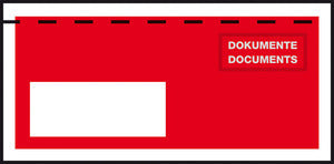 ELCO Pochett. Cour.Quick Vitro C6/5 29028.80 rouge, fenêtre gauche 250 pcs.