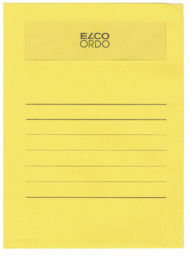 ELCO Dossier d'organ. Ordo A4 29465.72 volumino, jaune 50 pièces