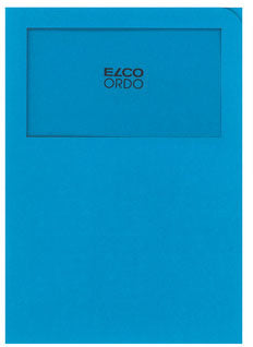 ELCO Dossier d'organ. Ordo A4 29469.32 s. lignes, bleu 100 pièces