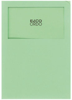 ELCO Dossier d'organ. Ordo A4 29469.61 s. lignes, vert 100 pièces