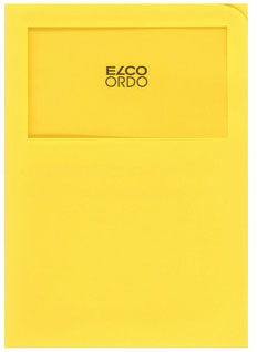 ELCO Dossier d'organ. Ordo A4 29469.72 s. lignes, jaune 100 pièces